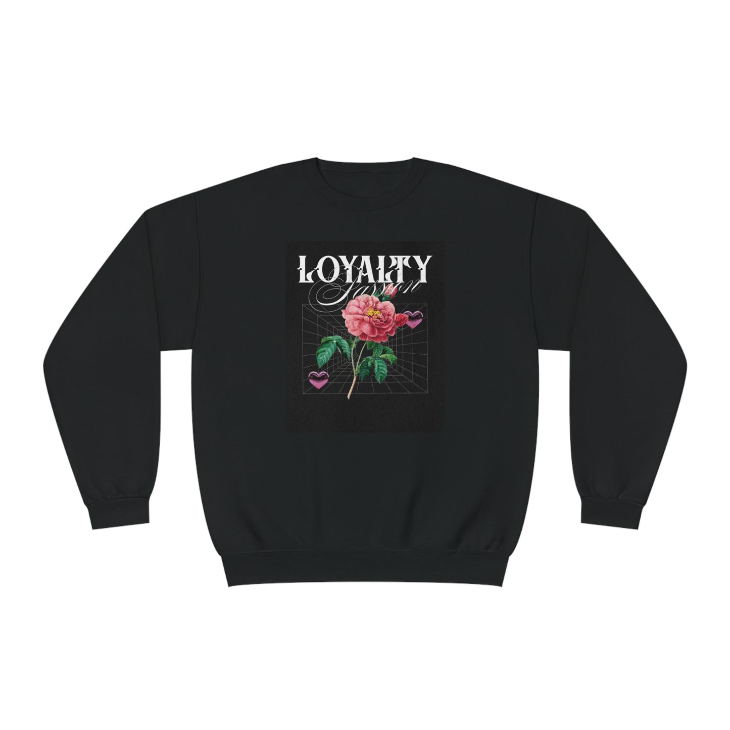 "Loyalty and Passion " Urban and Casual Women's Streetwear NuBlend® Crewneck Sweatshirt