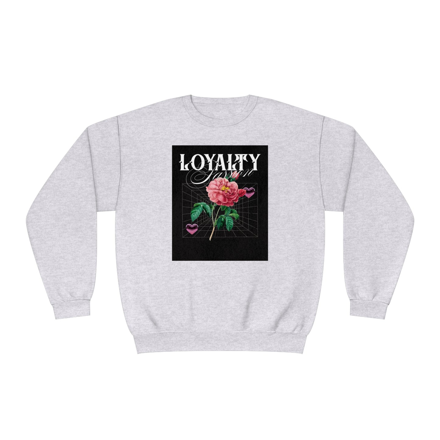 "Loyalty and Passion " Urban and Casual Women's Streetwear NuBlend® Crewneck Sweatshirt