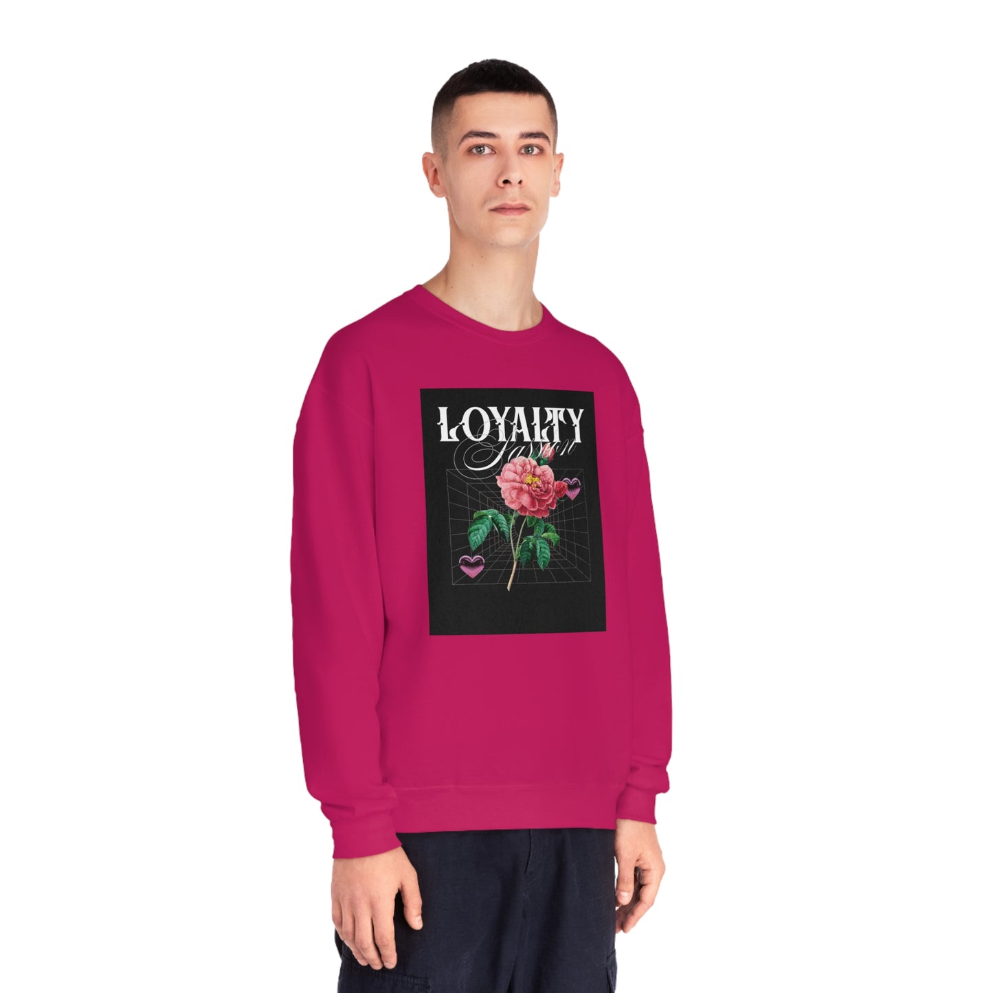 "Loyalty and Passion " Urban and Casual Women's Streetwear NuBlend® Crewneck Sweatshirt