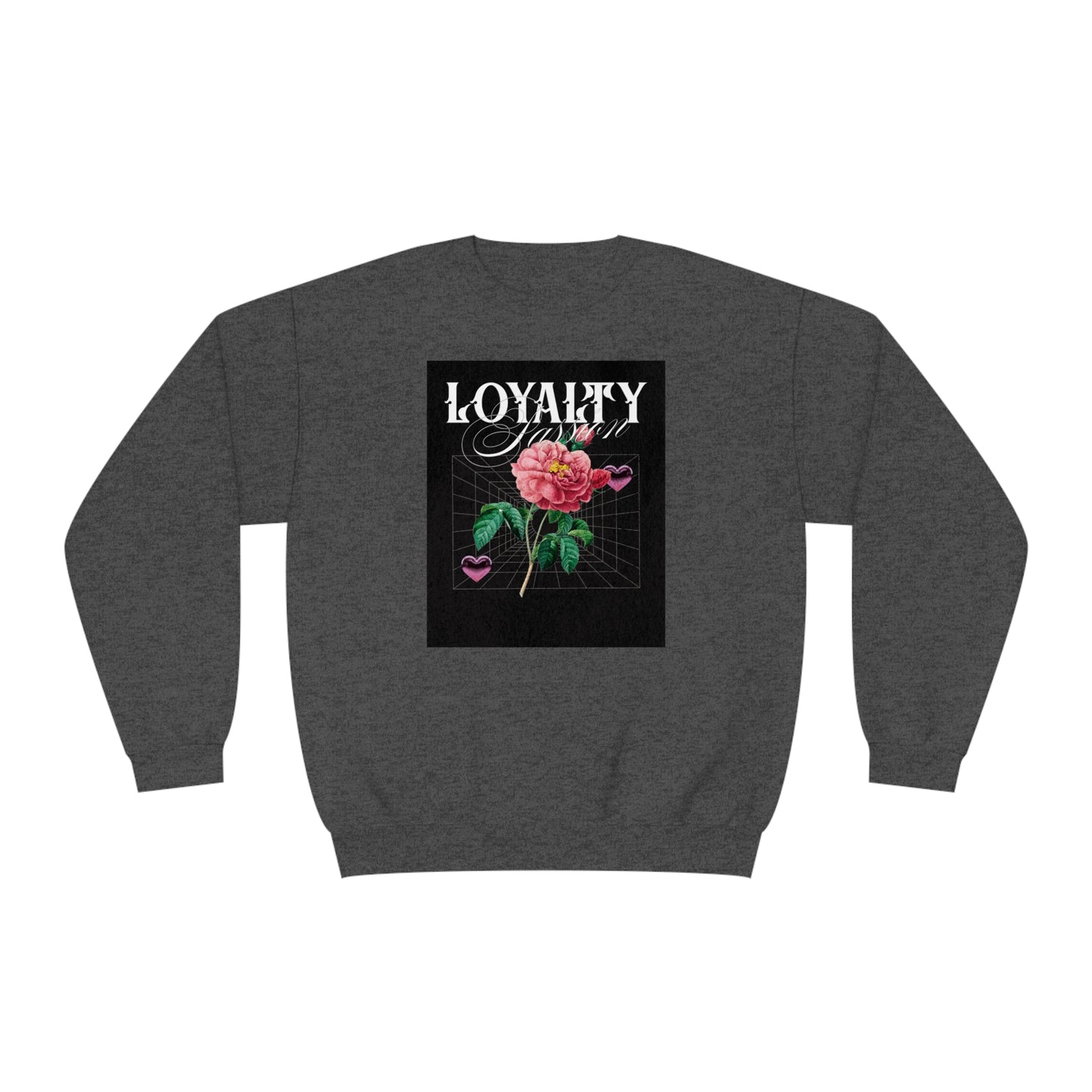 "Loyalty and Passion " Urban and Casual Women's Streetwear NuBlend® Crewneck Sweatshirt
