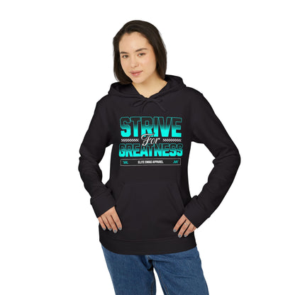 Fleece Hoodie - Positive Greatness Motivation