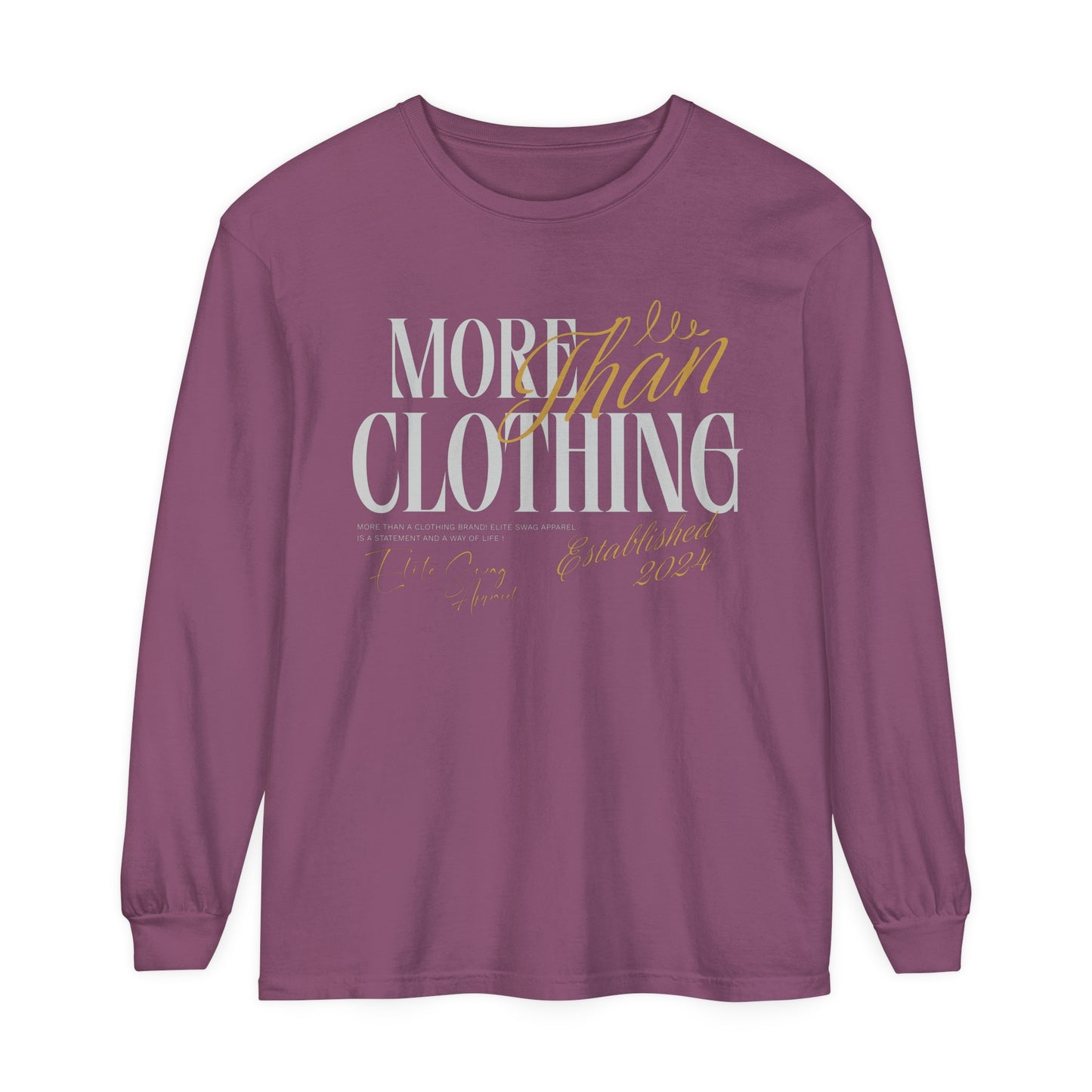 Streetwear Long Sleeve T-Shirt - Elite Swag Apparel Design
