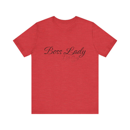 " Boss Lady Elite Swag " Jersey Short Sleeve Tee