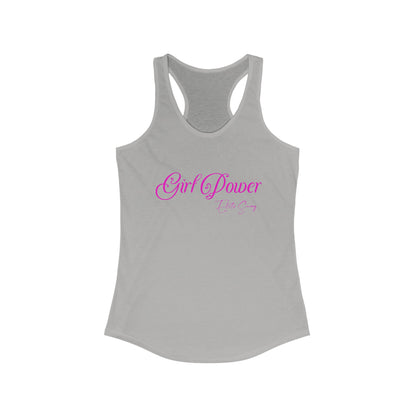 " Girl Power Elite Swag "Women's Ideal Racerback Tank