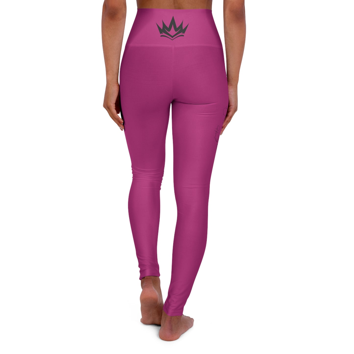 " Boss Lady "High Waisted Yoga Leggings (AOP)