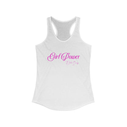 " Girl Power Elite Swag "Women's Ideal Racerback Tank