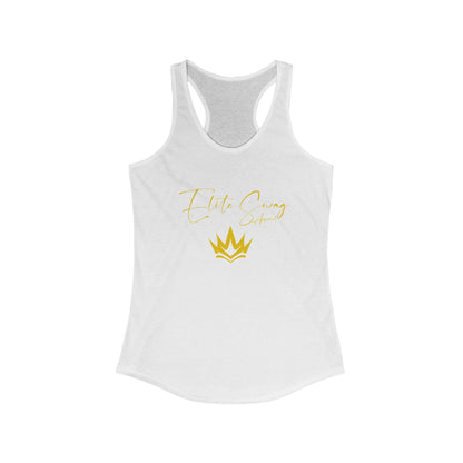 "Women's Queen Elite Swag" Ideal Racerback Tank