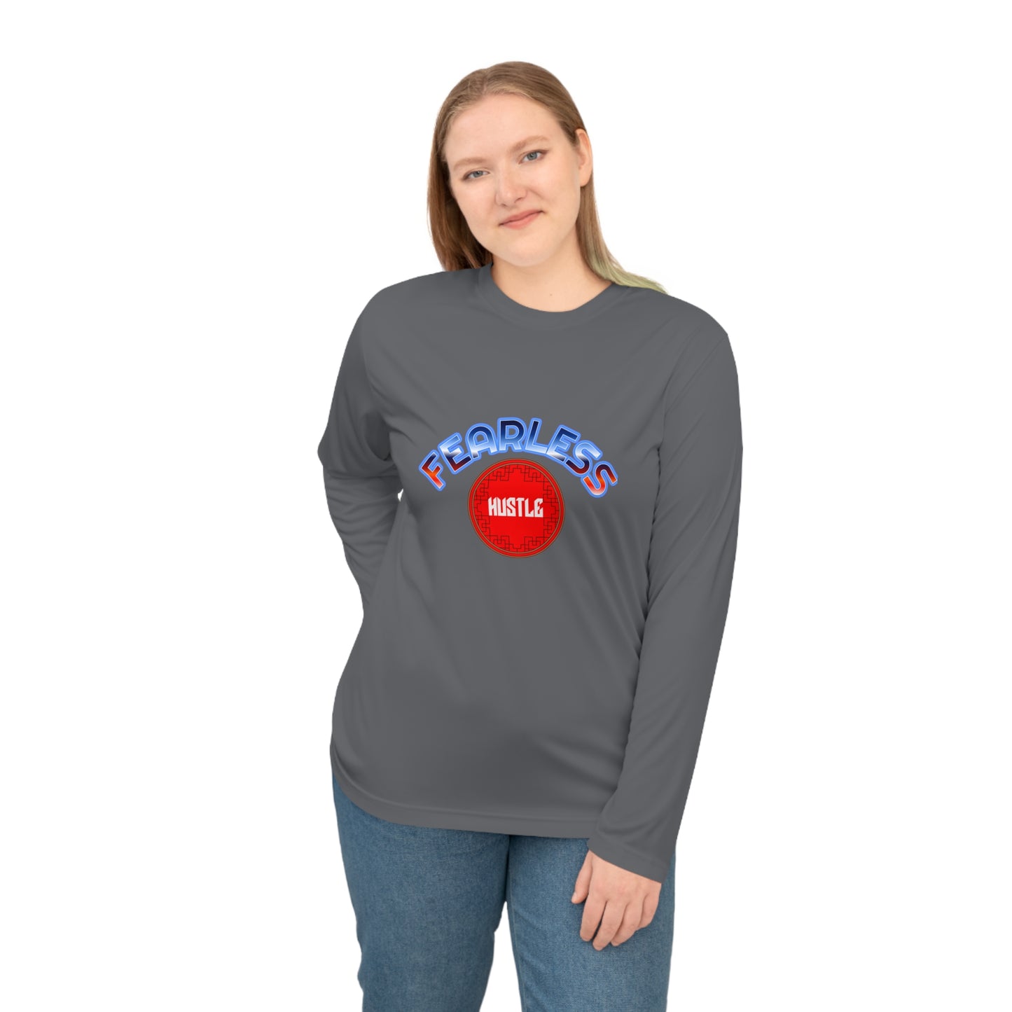 " Fearless " Unisex Performance Long Sleeve Shirt