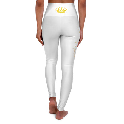 " Elite Swag Queens "High Waisted Yoga Leggings (AOP)