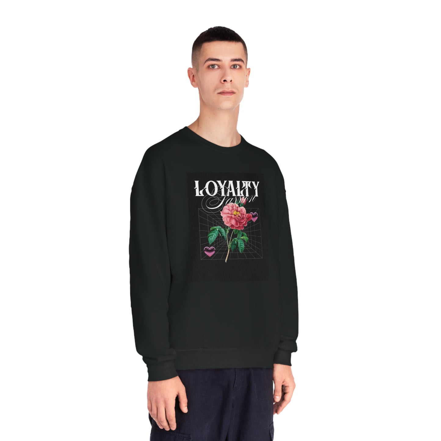 "Loyalty and Passion " Urban and Casual Women's Streetwear  NuBlend® Crewneck Sweatshirt