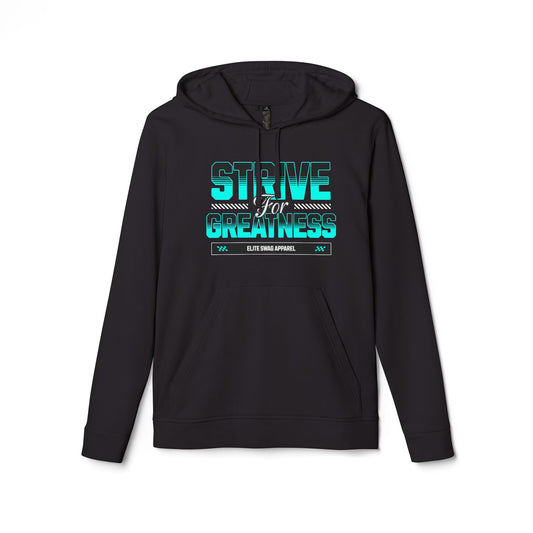 Fleece Hoodie - Positive Greatness Motivation