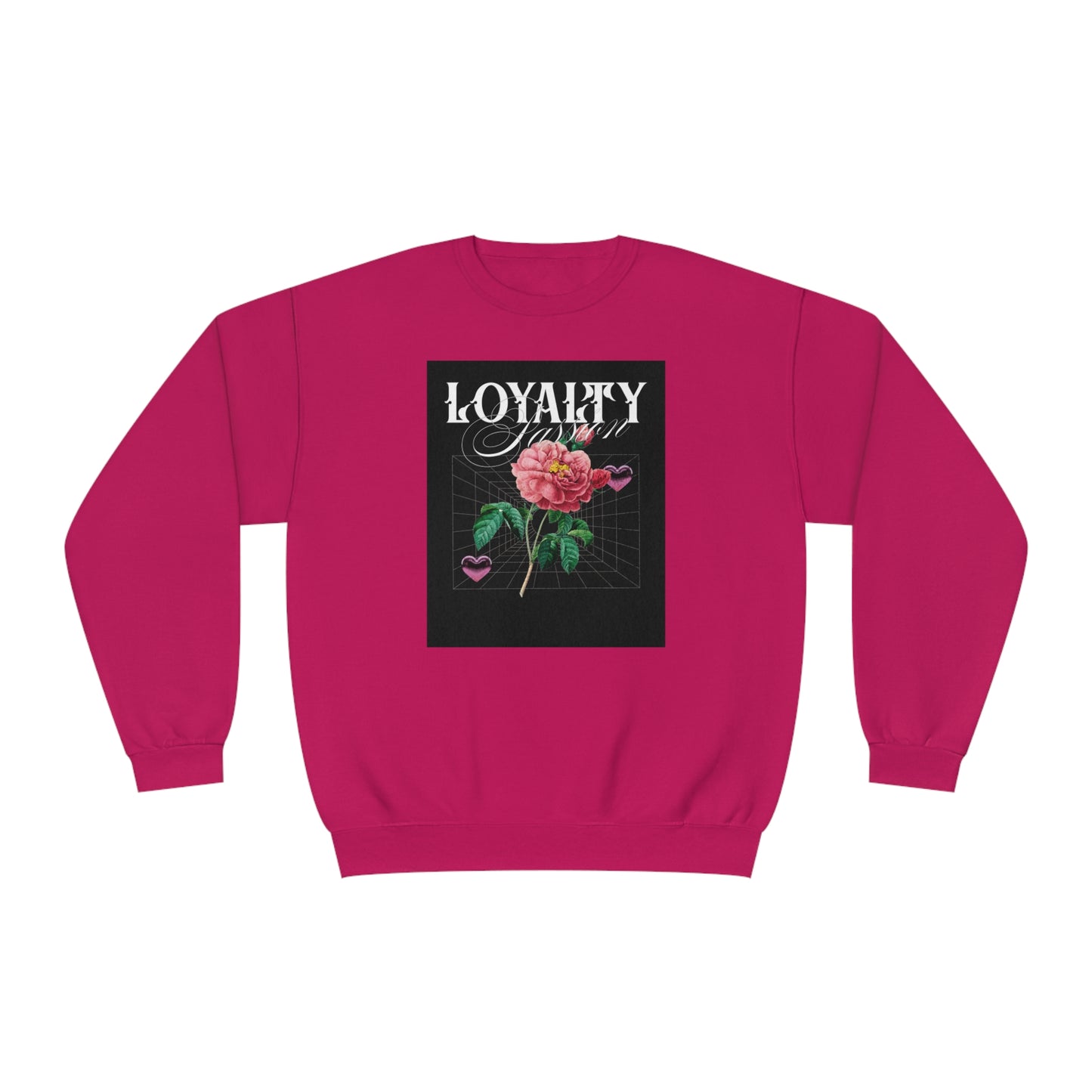 "Loyalty and Passion " Urban and Casual Women's Streetwear  NuBlend® Crewneck Sweatshirt