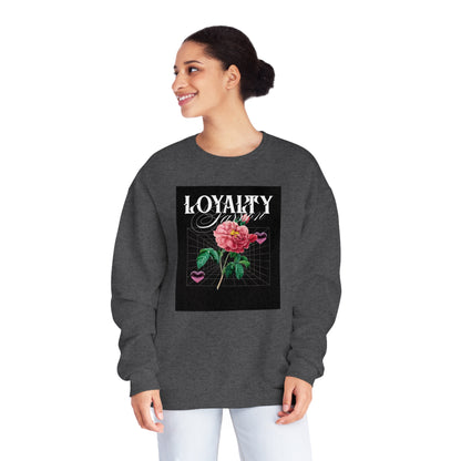 "Loyalty and Passion " Urban and Casual Women's Streetwear  NuBlend® Crewneck Sweatshirt