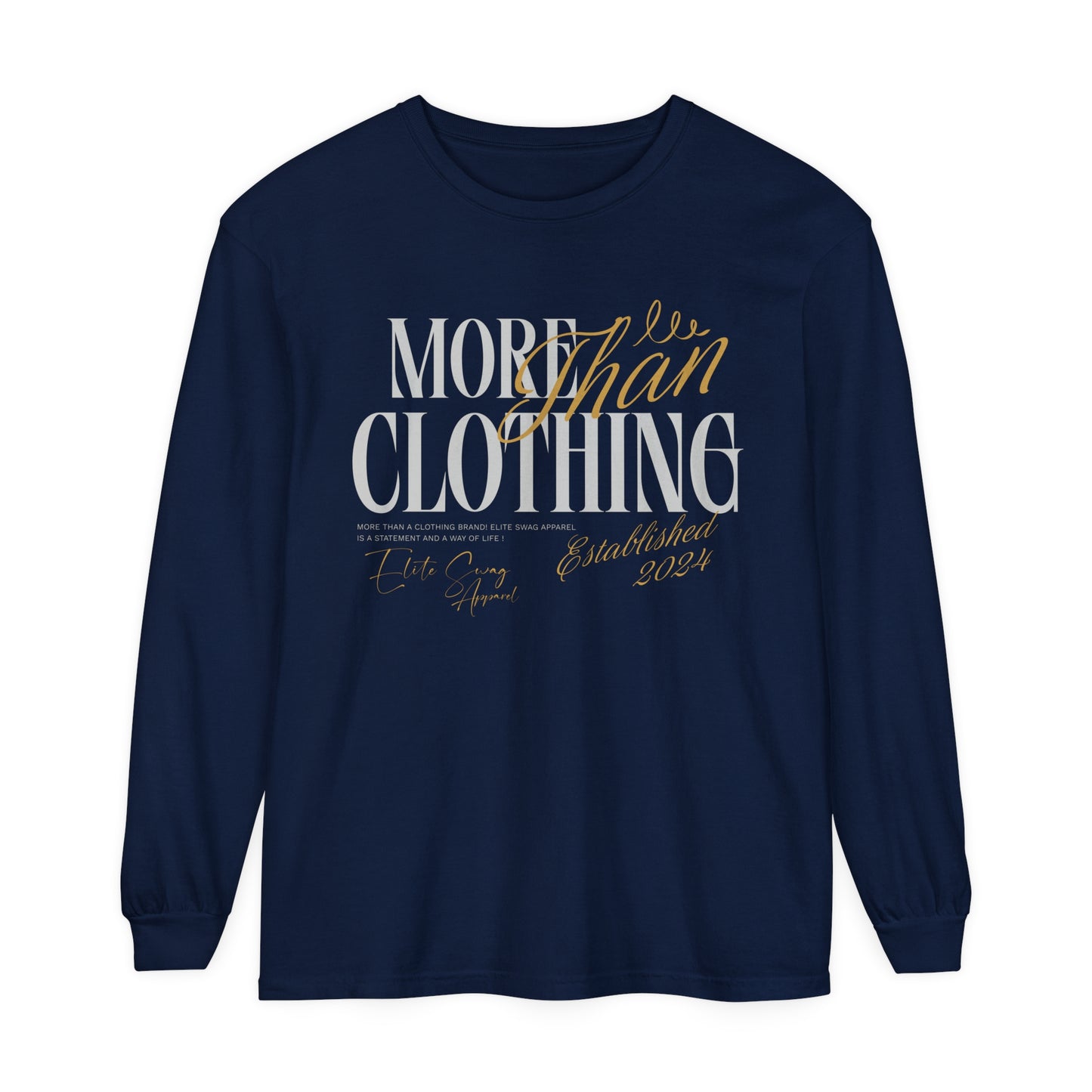 Streetwear Long Sleeve T-Shirt - Elite Swag Apparel Design