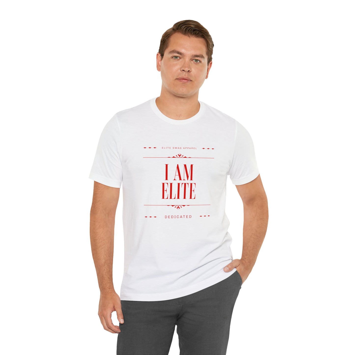 " I AM ELITE "Unisex Jersey Short Sleeve Tee