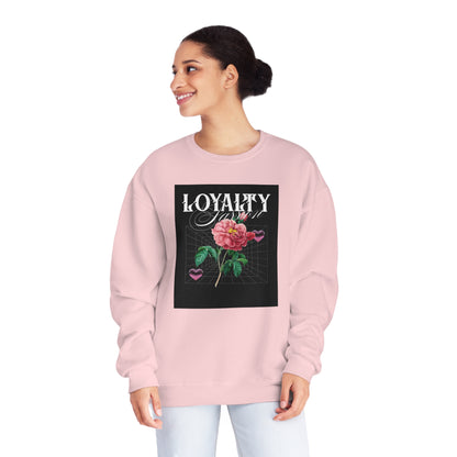 "Loyalty and Passion " Urban and Casual Women's Streetwear  NuBlend® Crewneck Sweatshirt