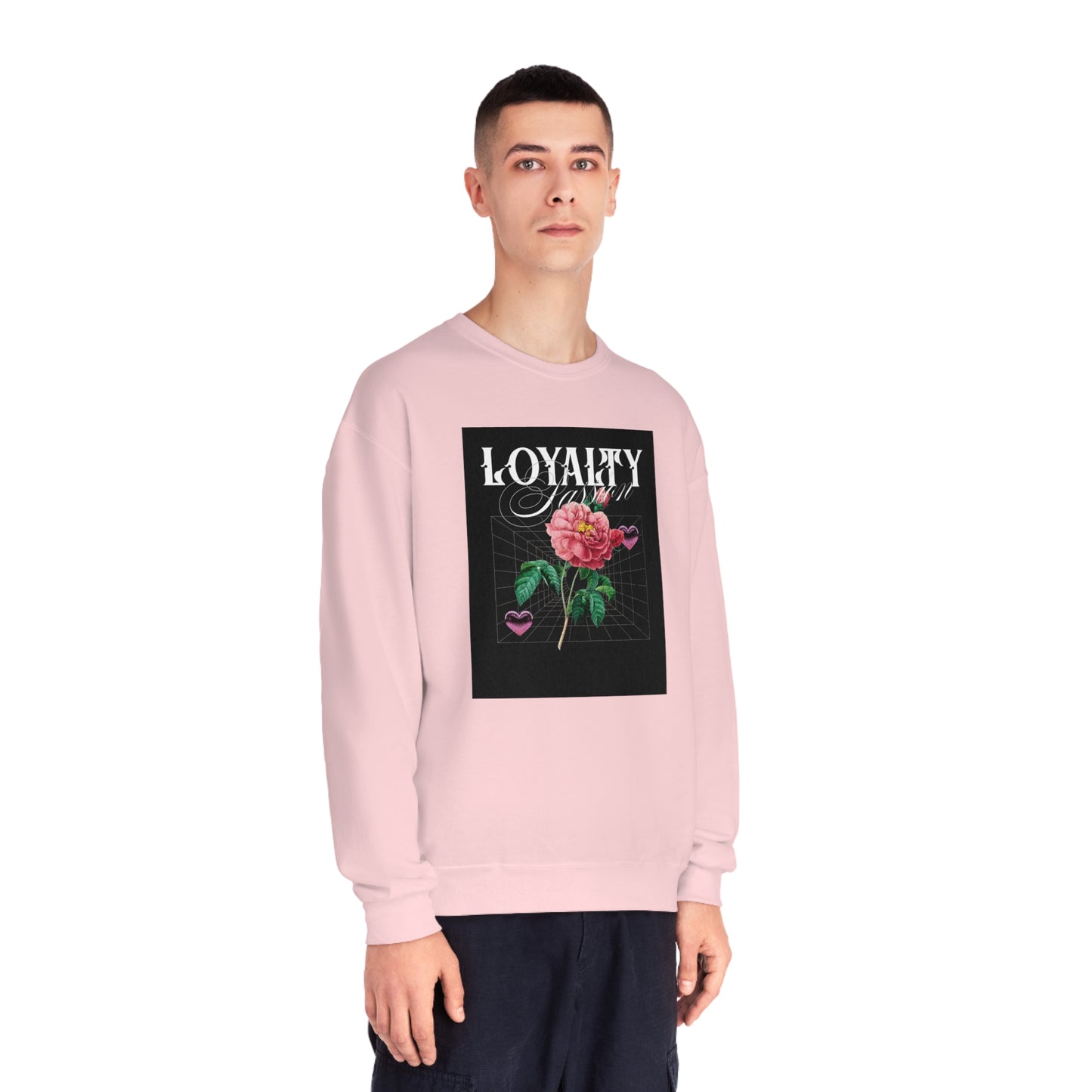"Loyalty and Passion " Urban and Casual Women's Streetwear  NuBlend® Crewneck Sweatshirt