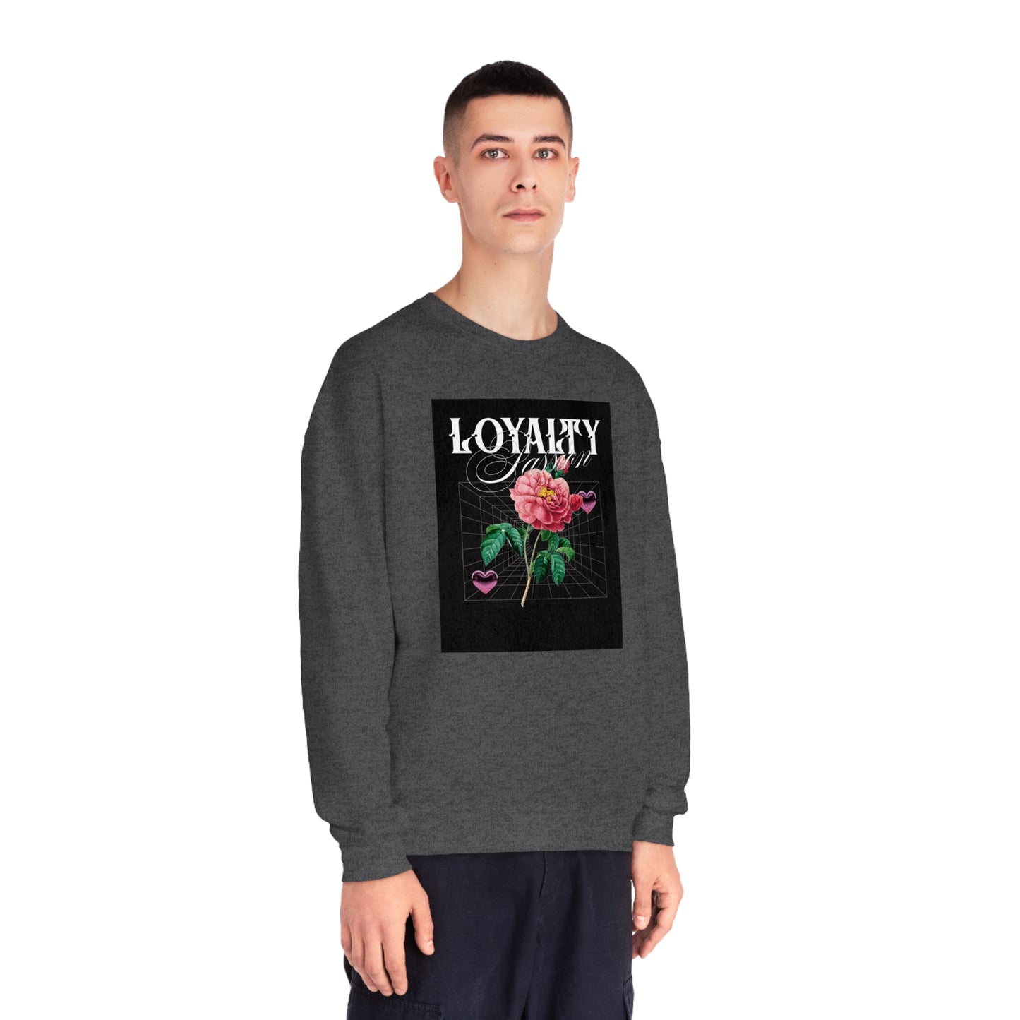 "Loyalty and Passion " Urban and Casual Women's Streetwear  NuBlend® Crewneck Sweatshirt