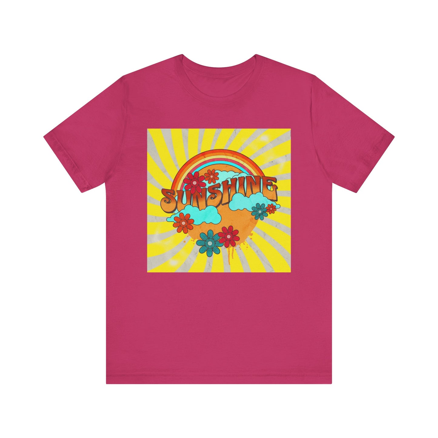 Vintage and Retro Style T- Shirt "Sunshine"