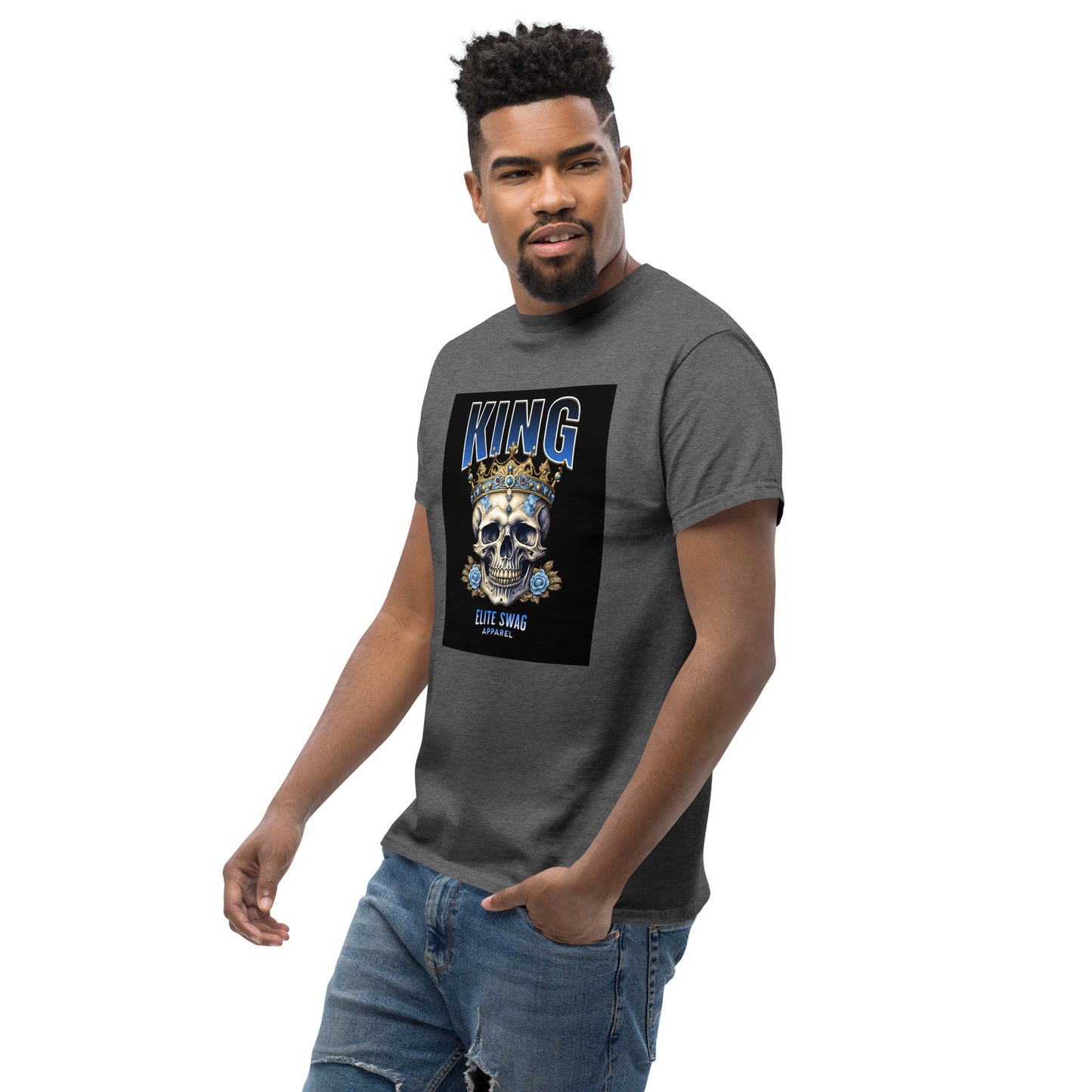 " King Skull " Urban Casual Streetwear Unisex classic tee